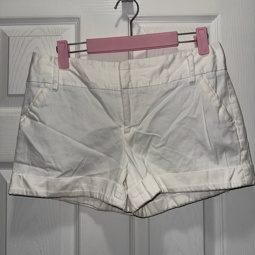Alice + Olivia Classic White Shorts